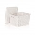 BANQUET Úložný box rattan 10 L s víkem, creamy 5512085
