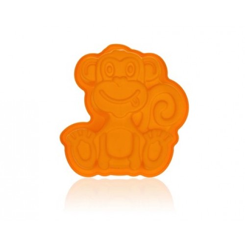 BANQUET Silikonová forma opička 19,5x19,5x4,7cm Culinaria orange 3122030O BANQUET Silikonová forma opička 19,5x19,5x4,7cm Culinaria orange 3122030O