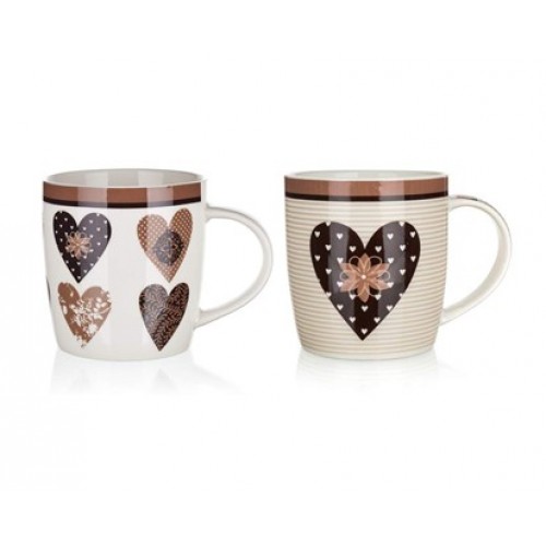 Banquet Hrnek CHOCO HEARTS 360 ml 60220007