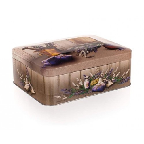 BANQUET LAVENDER Plechovka - box na čaj 24LAVRCT002 BANQUET LAVENDER Plechovka - box na čaj 24LAVRCT002