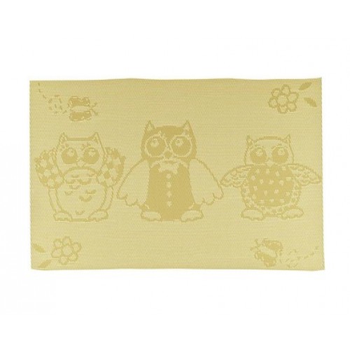 BANQUET Prostírání 45x30 cm OWL, yellow 12CGOWL005Y