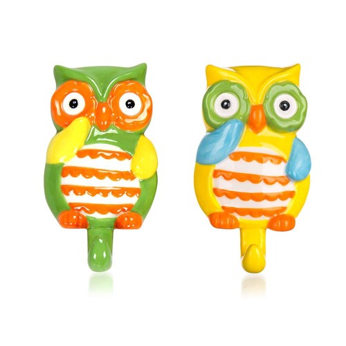 BANQUET OWL Sada keramických háčků 10,5 x 6,6 x 2,7 cm, 2 ks 60339482 BANQUET OWL Sada keramických háčků 10,5 x 6,6 x 2,7 cm, 2 ks 60339482