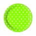 PROCOS Talíř papírový dia 23 cm, 8KS Green Dots 4483204