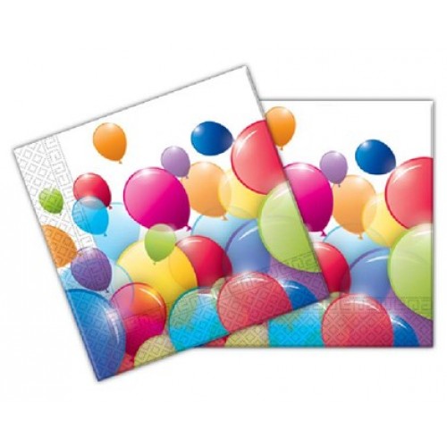 PROCOS Ubrousky 2-vrstvé 33x33 cm, 20 KS Balloons 4480699
