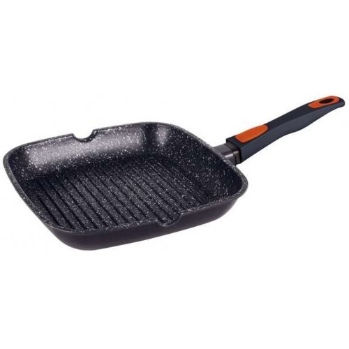 BERLINGERHAUS Granit Diamond Line Pánev grilovací s mramorovým povrchem 28 cm BH-1105 BERLINGERHAUS Granit Diamond Line Pánev grilovací s mramorovým povrchem 28 cm BH-1105