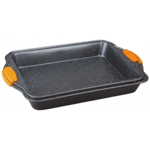 BERLINGERHAUS Granit Diamond Line Plech hluboký sada 2 ks, 36 + 41 cm BH-1141 BERLINGERHAUS Granit Diamond Line Plech hluboký sada 2 ks, 36 + 41 cm BH-1141