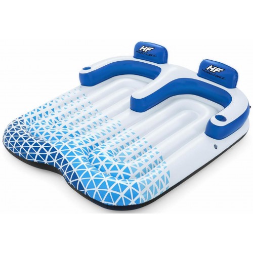 BESTWAY Hydro-Force Indigo Wave Nafukovací lehátko pro 2 osoby 196 x 193 cm 43534 BESTWAY Hydro-Force Indigo Wave Nafukovací lehátko pro 2 osoby 196 x 193 cm 43534