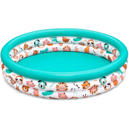 BESTWAY Safari Pals Dětský bazén 122 x 25 cm 51226 BESTWAY Safari Pals Dětský bazén 122 x 25 cm 51226