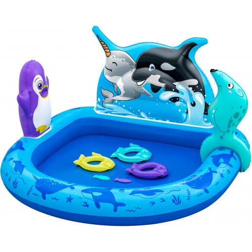 BESTWAY Polar Pals Hrací centrum, 134 x 131 x 73 cm 53156 BESTWAY Polar Pals Hrací centrum, 134 x 131 x 73 cm 53156