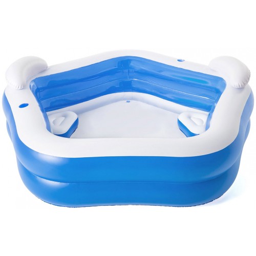 BESTWAY Fun Pool Nafukovací bazén, 213 x 206 x 69 cm 54153 BESTWAY Fun Pool Nafukovací bazén, 213 x 206 x 69 cm 54153