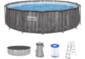 BESTWAY Steel Pro Max Bazén 427 x 107 cm, kartušová filtrace 5614Z