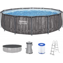 BESTWAY Steel Pro Max Bazén 427 x 107 cm, kartušová filtrace 5614Z