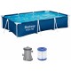 BESTWAY Steel Pro Bazén 300 x 201 x 66 cm, kartušová filtrace 56411