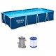 BESTWAY Steel Pro Bazén 400 x 211 x 81 cm, kartušová filtrace 56424