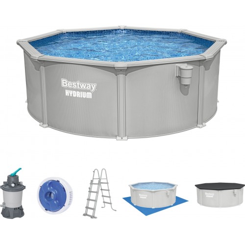 BESTWAY Hydrium Bazénový set 360 x 120 cm, písková filtrace 56574 BESTWAY Hydrium Bazénový set 360 x 120 cm, písková filtrace 56574