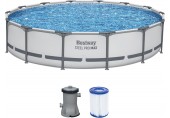 BESTWAY Steel Pro Max Bazénový set 427 x 84 cm, kartušová filtrace 56595