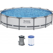 BESTWAY Steel Pro Max Bazénový set 427 x 84 cm, kartušová filtrace 56595