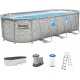 BESTWAY Steel Pro Max Splashview Bazénový set 549 x 274 x 122 cm, kartušová filtrace 56716