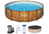 BESTWAY Steel Pro Max Splashview Bazénový set 488 x 122 cm, kartušová filtrace 56725