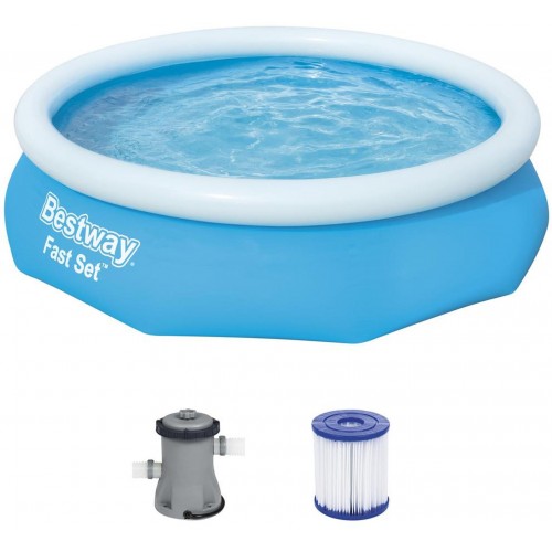 BESTWAY Fast Set Bazén 305 x 76 cm, kartušová filtrace 57270 BESTWAY Fast Set Bazén 305 x 76 cm, kartušová filtrace 57270