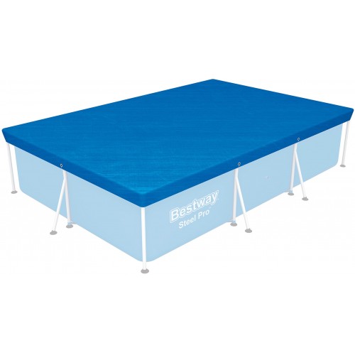 BESTWAY Krycí plachta pro bazén 300 x 201 cm, modrá 58106 BESTWAY Krycí plachta pro bazén 300 x 201 cm, modrá 58106