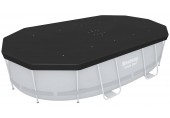 BESTWAY Krycí plachta pro bazén 427 x 250 cm, černá 58425