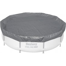 BESTWAY Zimní prémiová plachta 305 cm, šedá, kulatá 58948