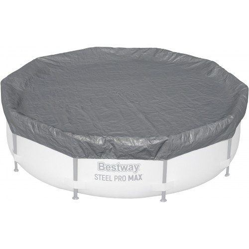 BESTWAY Zimní prémiová plachta 305 cm, šedá, kulatá 58948 BESTWAY Zimní prémiová plachta 305 cm, šedá, kulatá 58948