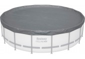 BESTWAY Zimní prémiová plachta 493 cm, šedá, kulatá 58952