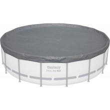 BESTWAY Zimní prémiová plachta 493 cm, šedá, kulatá 58952