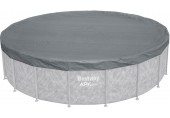 BESTWAY Zimní prémiová plachta 549 cm, šedá, kulatá 58953