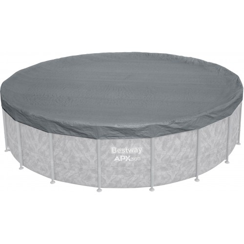 BESTWAY Zimní prémiová plachta 549 cm, šedá, kulatá 58953