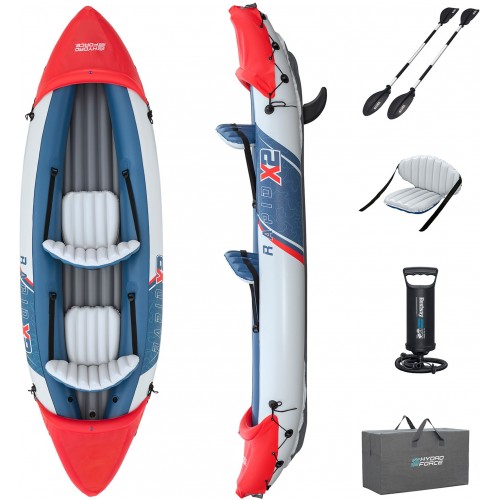 BESTWAY Hydro-Force Rapid X2 Nafukovací kajak, 321 x 88 x 44 cm 65077 BESTWAY Hydro-Force Rapid X2 Nafukovací kajak, 321 x 88 x 44 cm 65077
