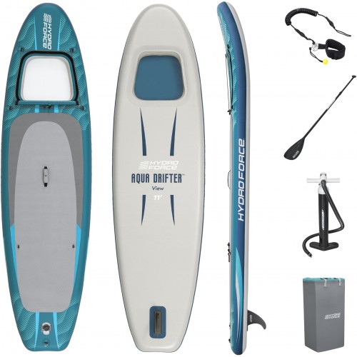 BESTWAY Hydro-Force Aqua Drifter View Paddleboard set, 335 x 91,5 x 15 cm 6532H BESTWAY Hydro-Force Aqua Drifter View Paddleboard set, 335 x 91,5 x 15 cm 6532H