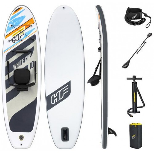 BESTWAY Hydro-Force White Cap Convertible Paddleboard set, 305 x 84 x 12 cm 65341 BESTWAY Hydro-Force White Cap Convertible Paddleboard set, 305 x 84 x 12 cm 65341