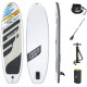BESTWAY Hydro-Force White Cap Paddleboard set, 305 x 84 x 12 cm 65342