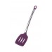 Obracečka s otvory silikonová 36cm FLEXIKITCHEN, barva fialová