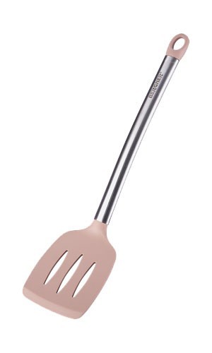 Obracečka s otvory silikonová 36cm FLEXIKITCHEN, barva okrová Obracečka s otvory silikonová 36cm FLEXIKITCHEN, barva okrová