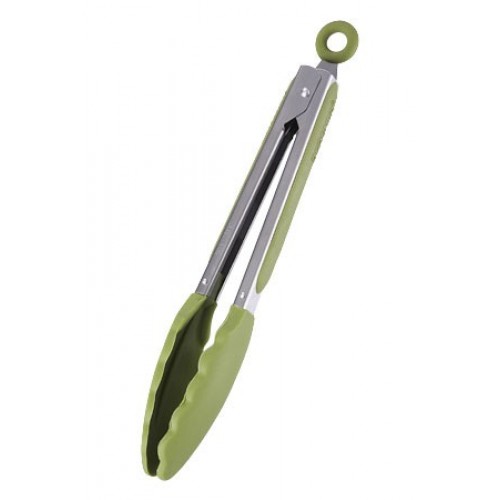 BERGNER Grilovací kleště silikonové 23 cm FLEXIKITCHEN, barva zelená BG-3371zele BERGNER Grilovací kleště silikonové 23 cm FLEXIKITCHEN, barva zelená BG-3371zele