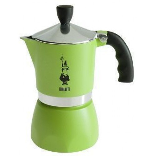 BIALETTI Fiammetta konvička, 3 porce, hliník - sv. zelená 2150199318 BIALETTI Fiammetta konvička, 3 porce, hliník - sv. zelená 2150199318