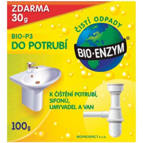 BIO Enzym BIO-P3 do potrubí 100g BIO Enzym BIO-P3 do potrubí 100g