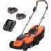 Black & Decker BCMW3318L2 Akumulátorová rotační sekačka (33cm/2x18V/2x2,5Ah/35L)