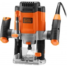 Black & Decker KW1200EKA Horní frézka (55mm/1200W), kufr + sada fréz