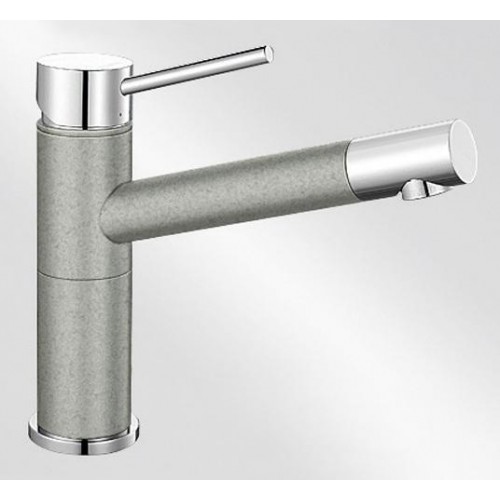 BLANCO Alta Compact dřezová baterie perlově šedá / chrom 520729 BLANCO Alta Compact dřezová baterie perlově šedá / chrom 520729