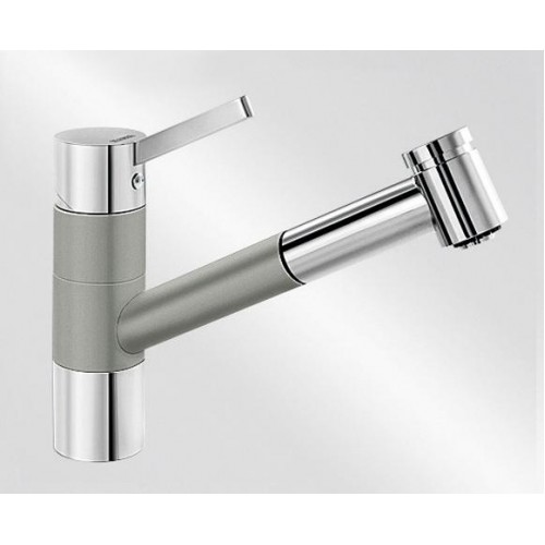 BLANCO TIVO-S dřezová baterie perlově šedá /chrom 520755 BLANCO TIVO-S dřezová baterie perlově šedá /chrom 520755