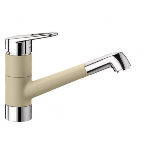 BLANCO NOTIS HD Silgranit-look béžová champagne/chrom 523245