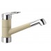 BLANCO NOTIS HD Silgranit-look béžová champagne/chrom 523245