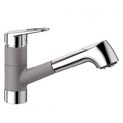 BLANCO NOTIS-S HD Silgranit-look aluminium/chrom 523254 BLANCO NOTIS-S HD Silgranit-look aluminium/chrom 523254