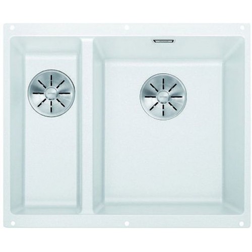 BLANCO SUBLINE 340/160 U InFino Silgranit bílá bez táhla dřez vpravo 523562 BLANCO SUBLINE 340/160 U InFino Silgranit bílá bez táhla dřez vpravo 523562