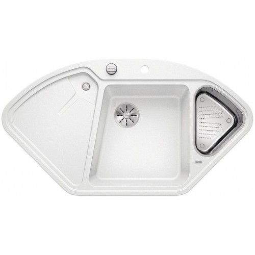 BLANCO DELTA II InFino Silgranit bílá s excentrem přísluš. ano 523660 BLANCO DELTA II InFino Silgranit bílá s excentrem přísluš. ano 523660